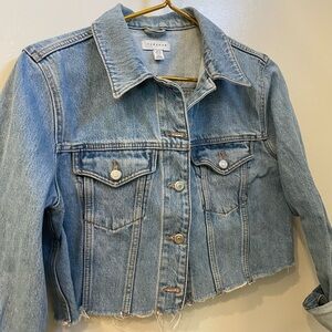 GUC TOPSHOP Denim Cropped Jacket